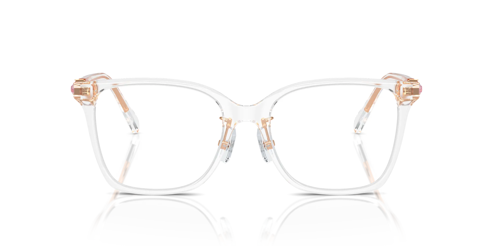 Swarovski SK2026D 1027 Montature da vista Acetato Trasparente Geometrica Normale - immagine 3