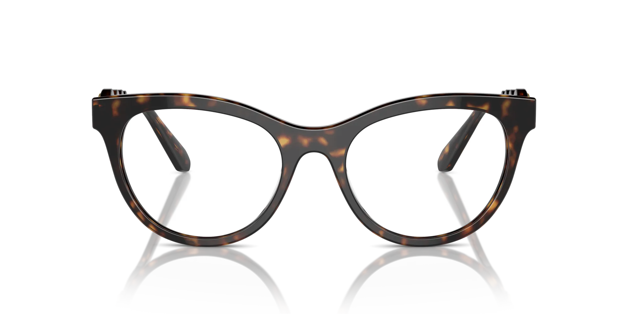 Swarovski SK2025 1002 Montature da vista Acetato Marrone Trasparente Rotonda Normale - immagine 3