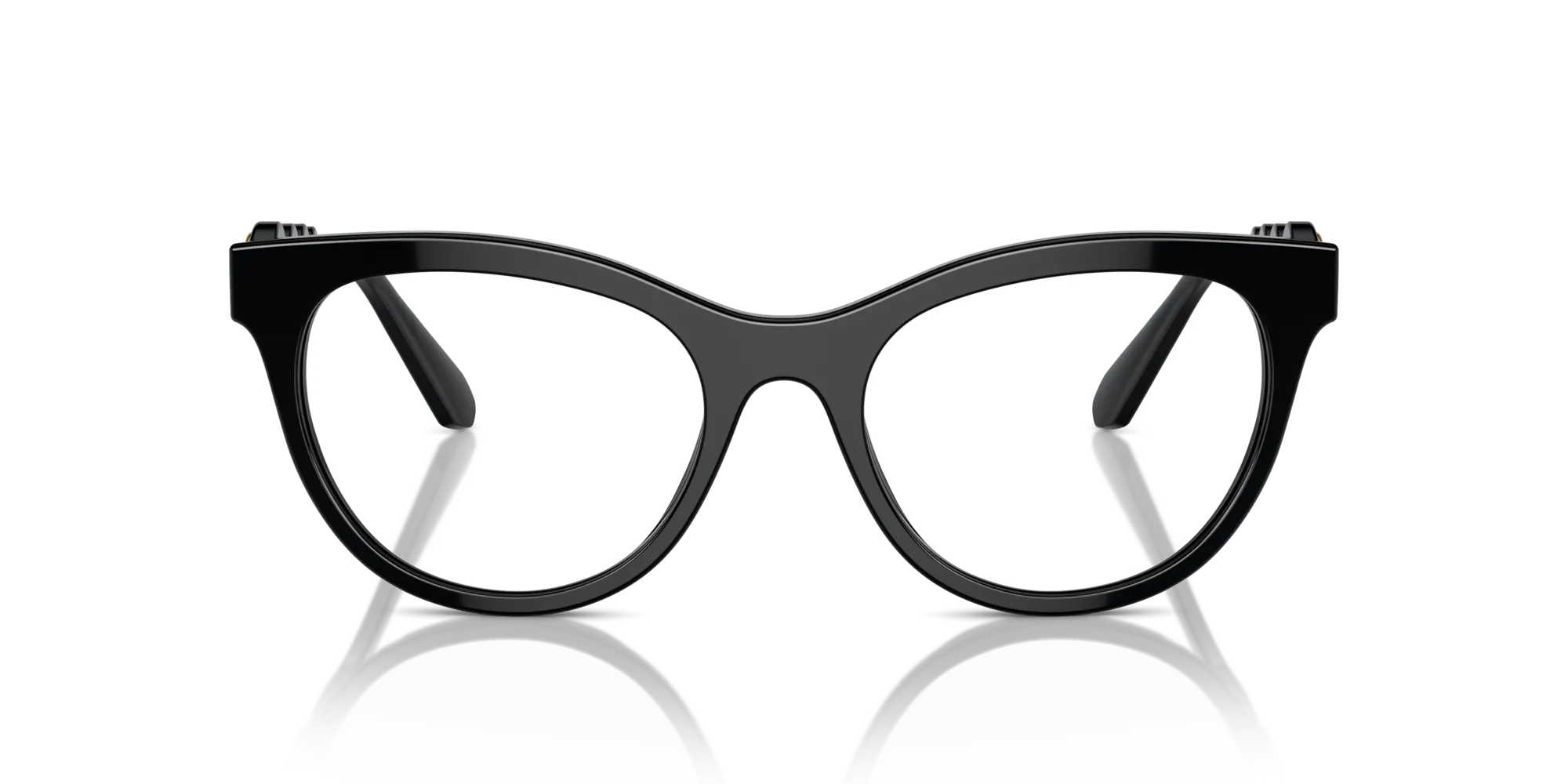 Swarovski SK2025 1001 Montature da vista Acetato Nero Rotonda Normale - immagine 3