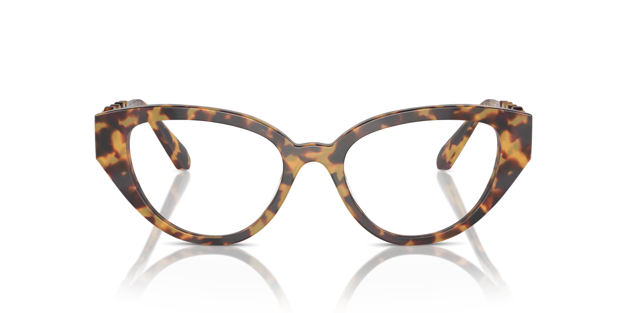 Swarovski SK2024 1040 Montature da vista Acetato Tartaruga Geometrica Normale - immagine 3