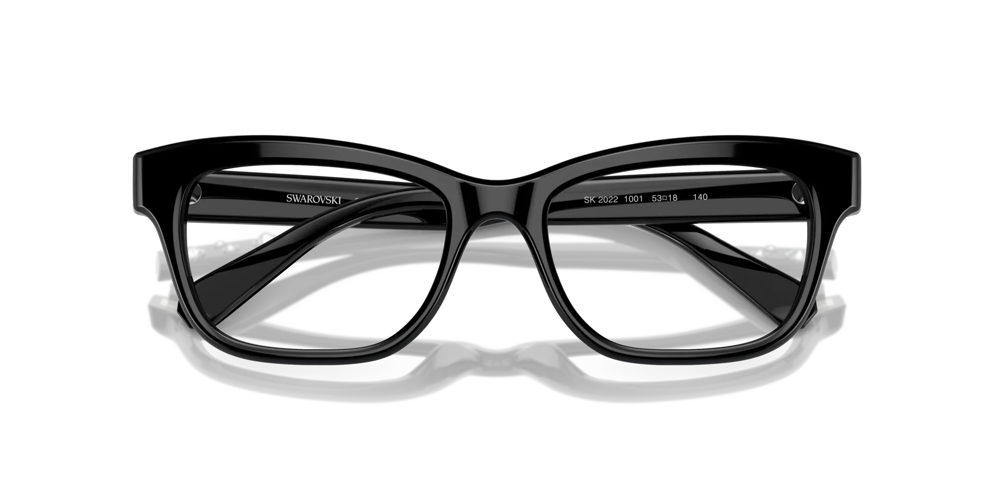 Swarovski SK2022 1001 Montature da vista Acetato Nero Pillow Normale - immagine 2