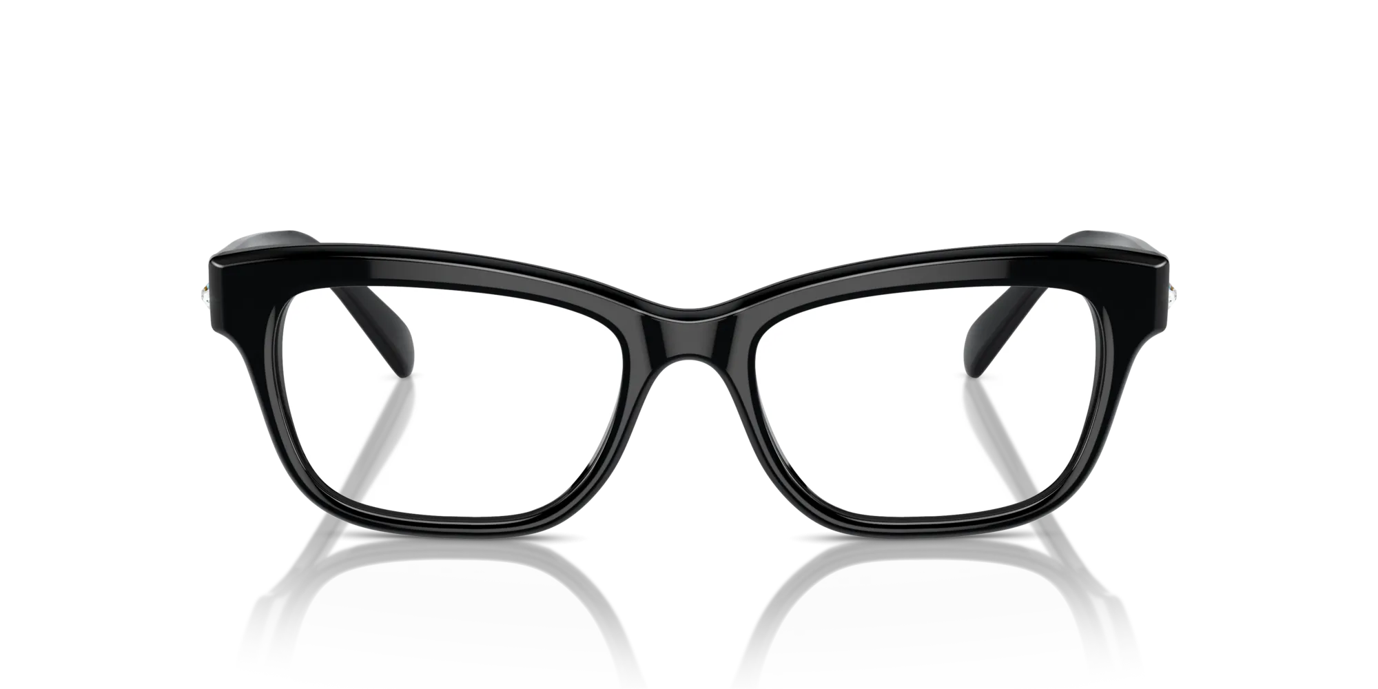 Swarovski SK2022 1001 Montature da vista Acetato Nero Pillow Normale - immagine 3