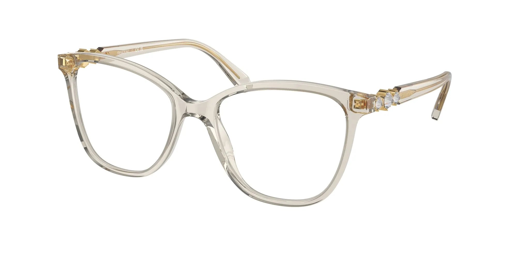 Swarovski SK2020 3003 Montature da vista Acetato Marrone Squadrata Normale - immagine 1