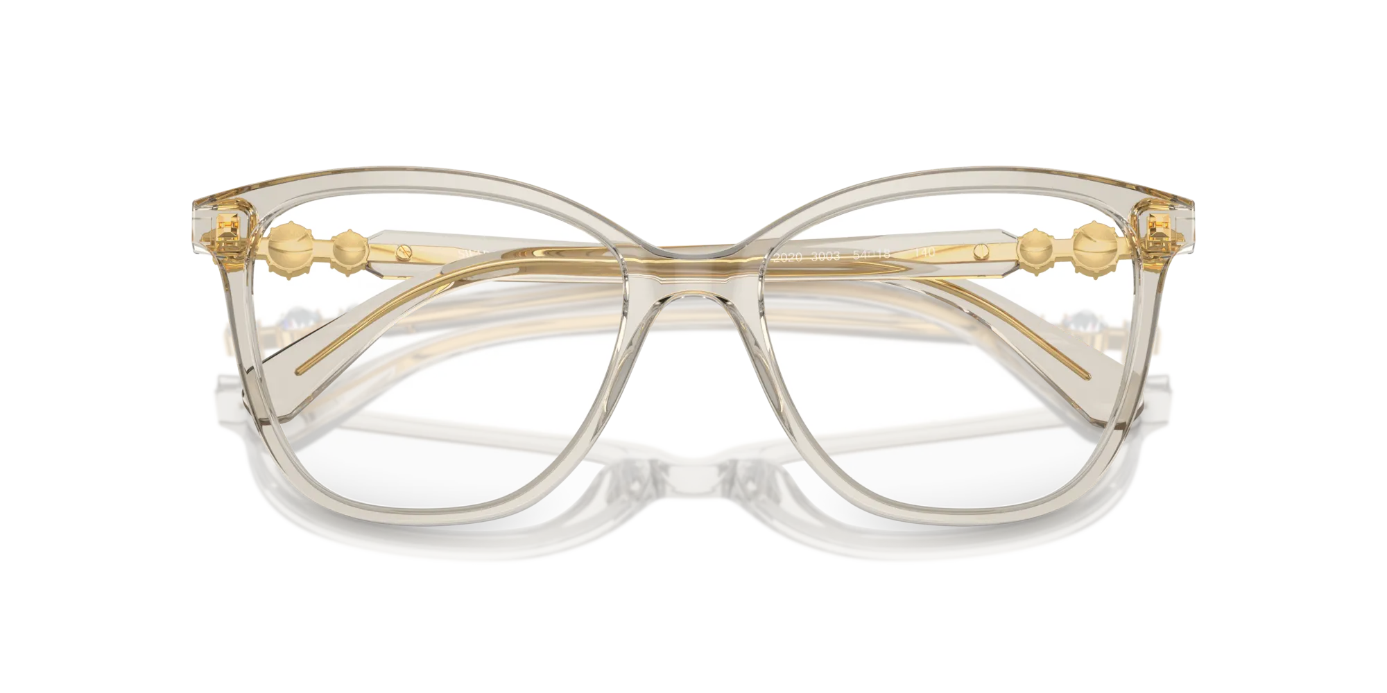 Swarovski SK2020 3003 Montature da vista Acetato Marrone Squadrata Normale - immagine 2
