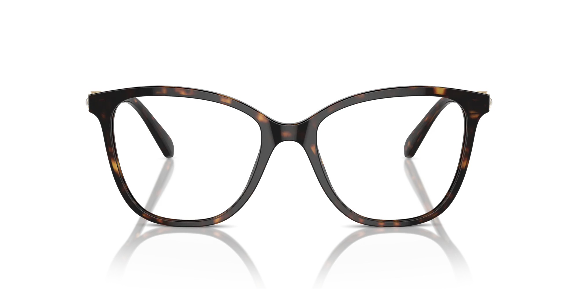 Swarovski SK2020 1002 Montature da vista Acetato Marrone Squadrata Normale - immagine 3