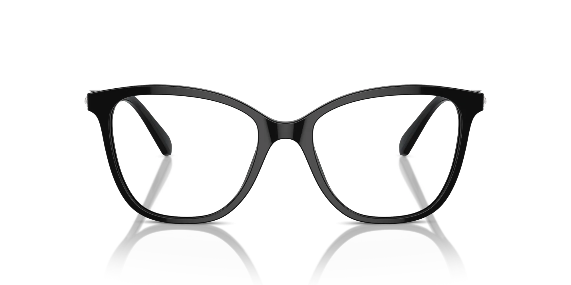Swarovski SK2020 1001 Montature da vista Acetato Nero Squadrata Normale - immagine 3