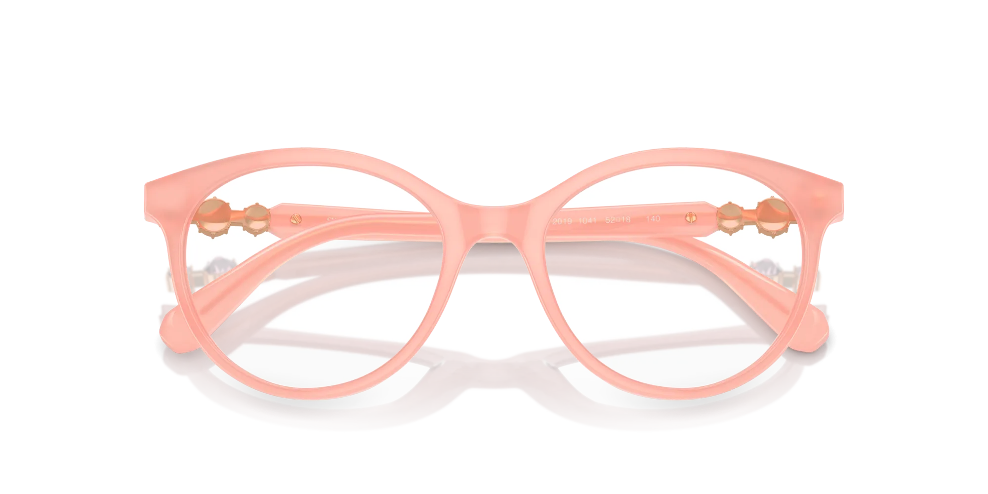 Swarovski SK2019 1041 Montature da vista Acetato Rosa Rotonda Normale - immagine 2