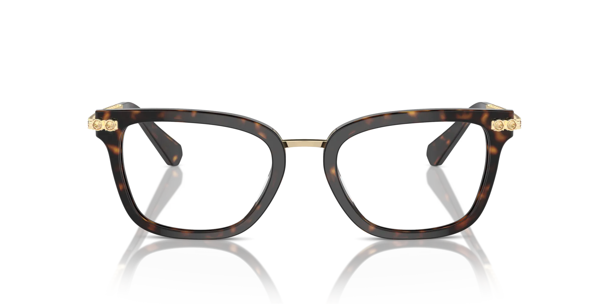 Swarovski SK2018 1002 Montature da vista Acetato Marrone Squadrata Normale - immagine 3