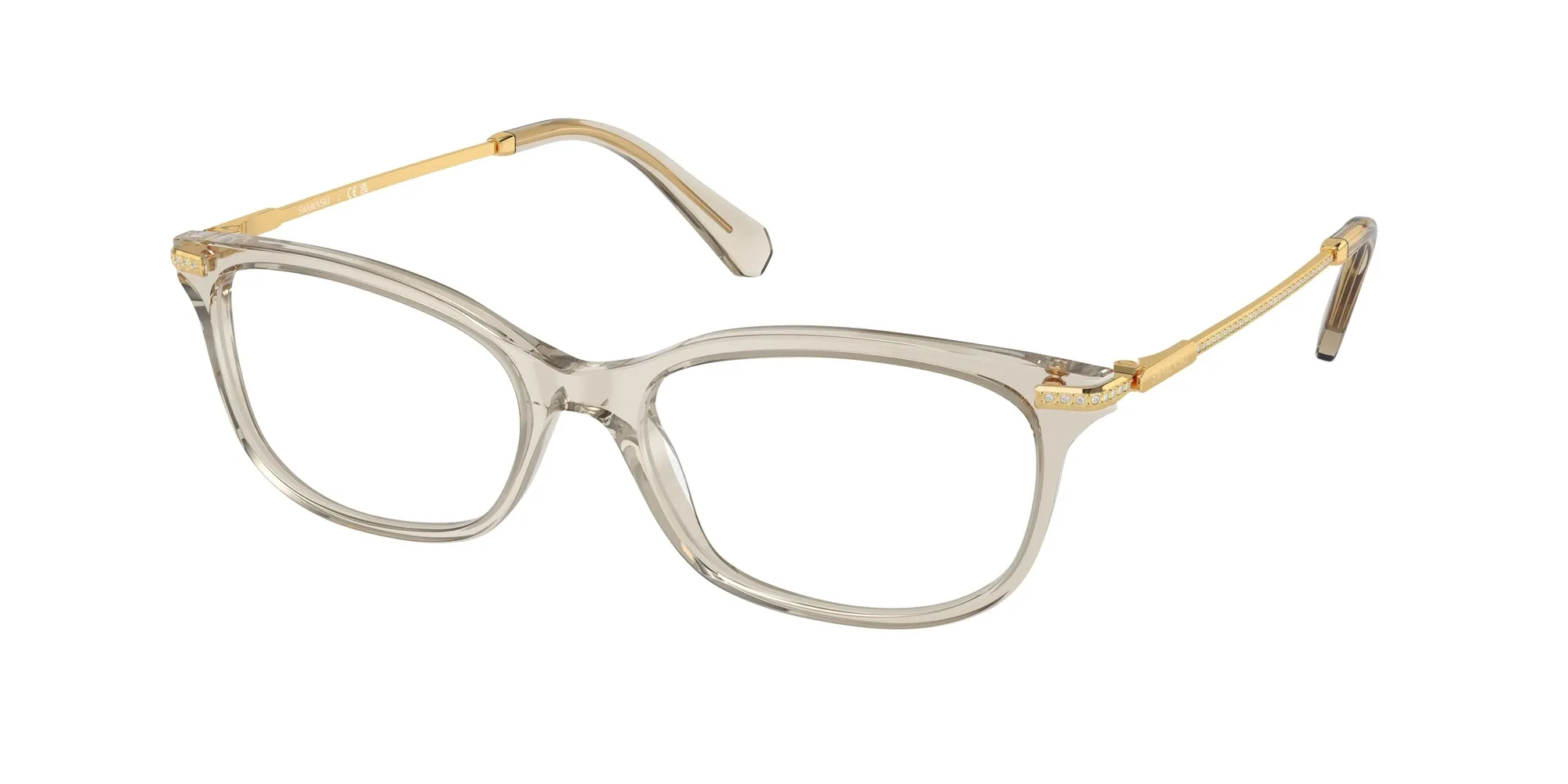 Swarovski SK2017 3003 Montature da vista Acetato Marrone Squadrata Normale - immagine 1