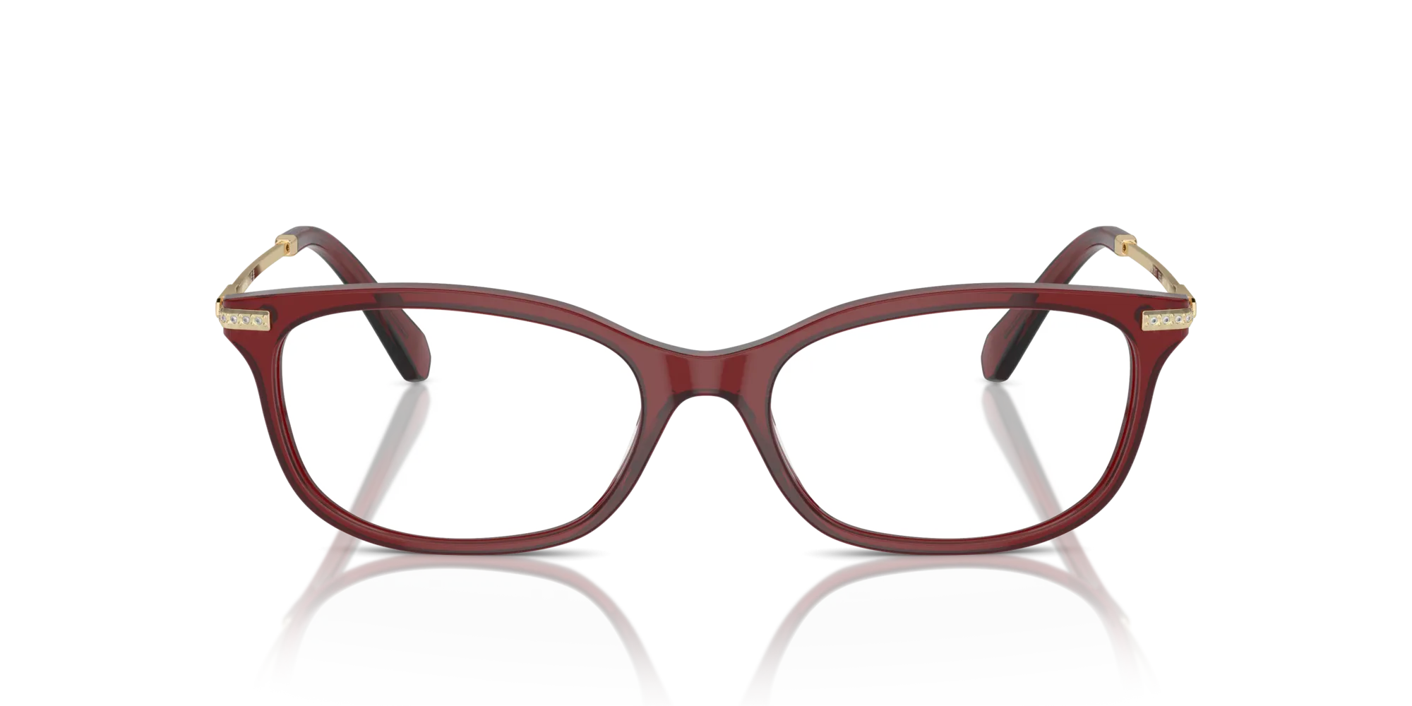 Swarovski SK2017 1055 Montature da vista Acetato Viola Squadrata Normale - immagine 3