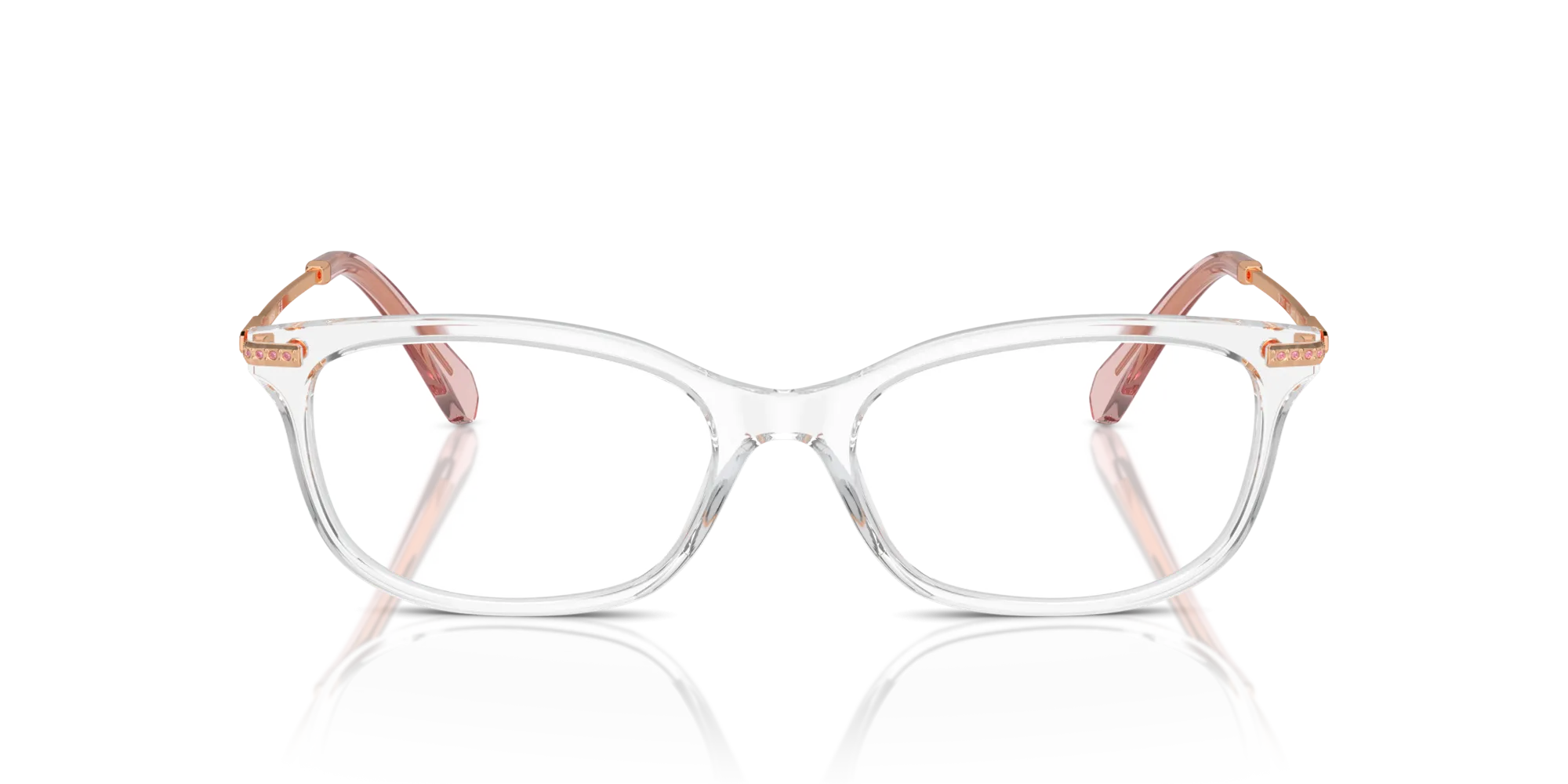 Swarovski SK2017 1027 Montature da vista Acetato Trasparente Trasparente Squadrata Normale - immagine 3