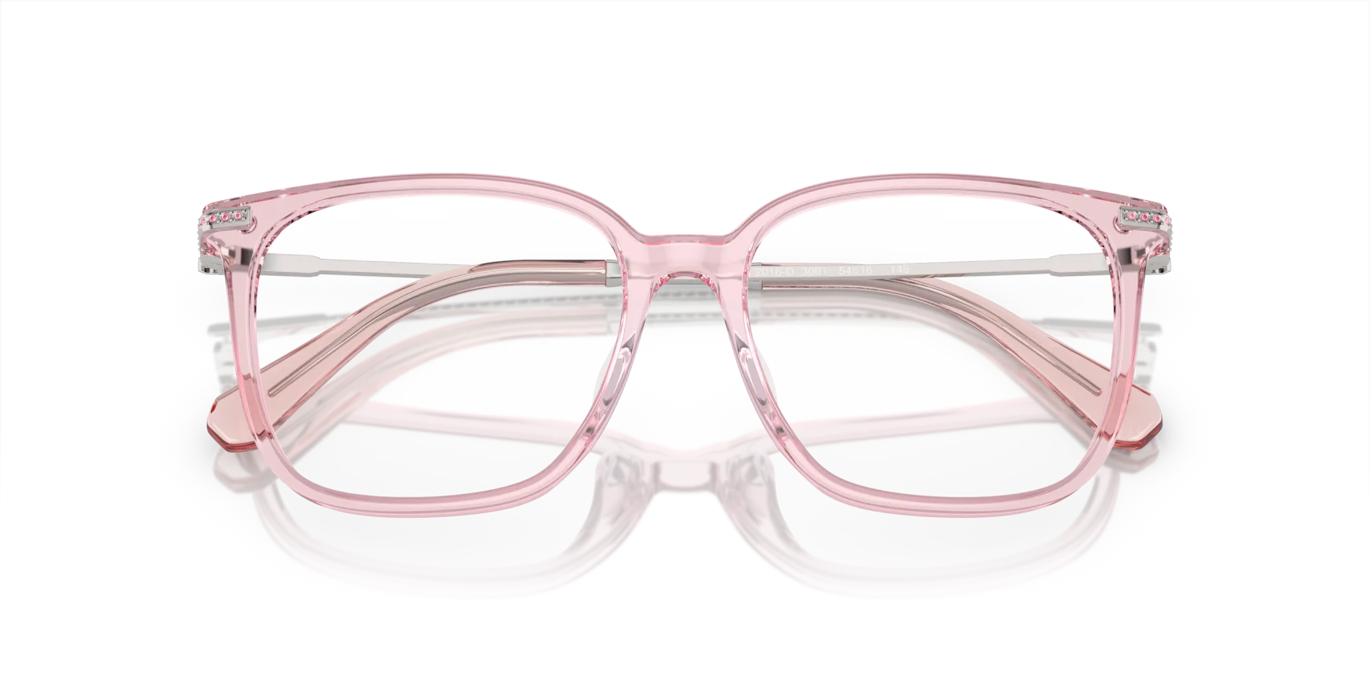 Swarovski SK2016D 3001 Montature da vista Acetato Rosa Squadrata Normale - immagine 2