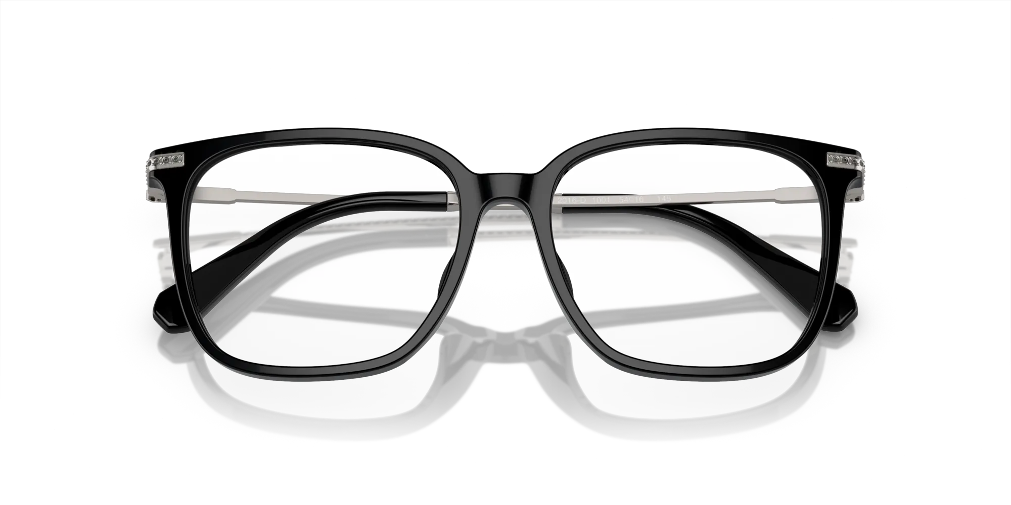 Swarovski SK2016D 1001 Montature da vista Acetato Nero Squadrata Normale - immagine 2
