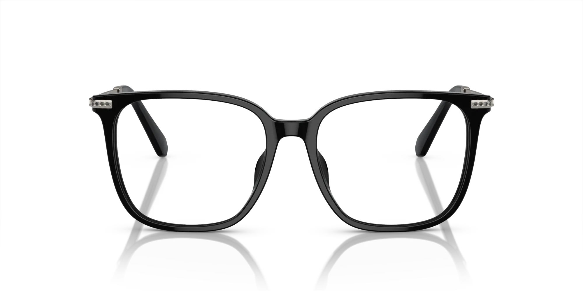 Swarovski SK2016D 1001 Montature da vista Acetato Nero Squadrata Normale - immagine 3