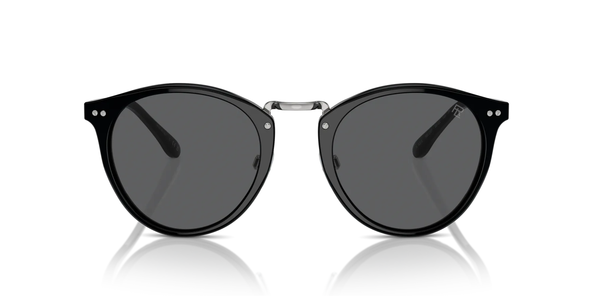 Ralph Lauren RL8223 THE QUINCY 5001B1 Occhiali da sole Acetato Nero Grigio Pantos Normale - immagine 3