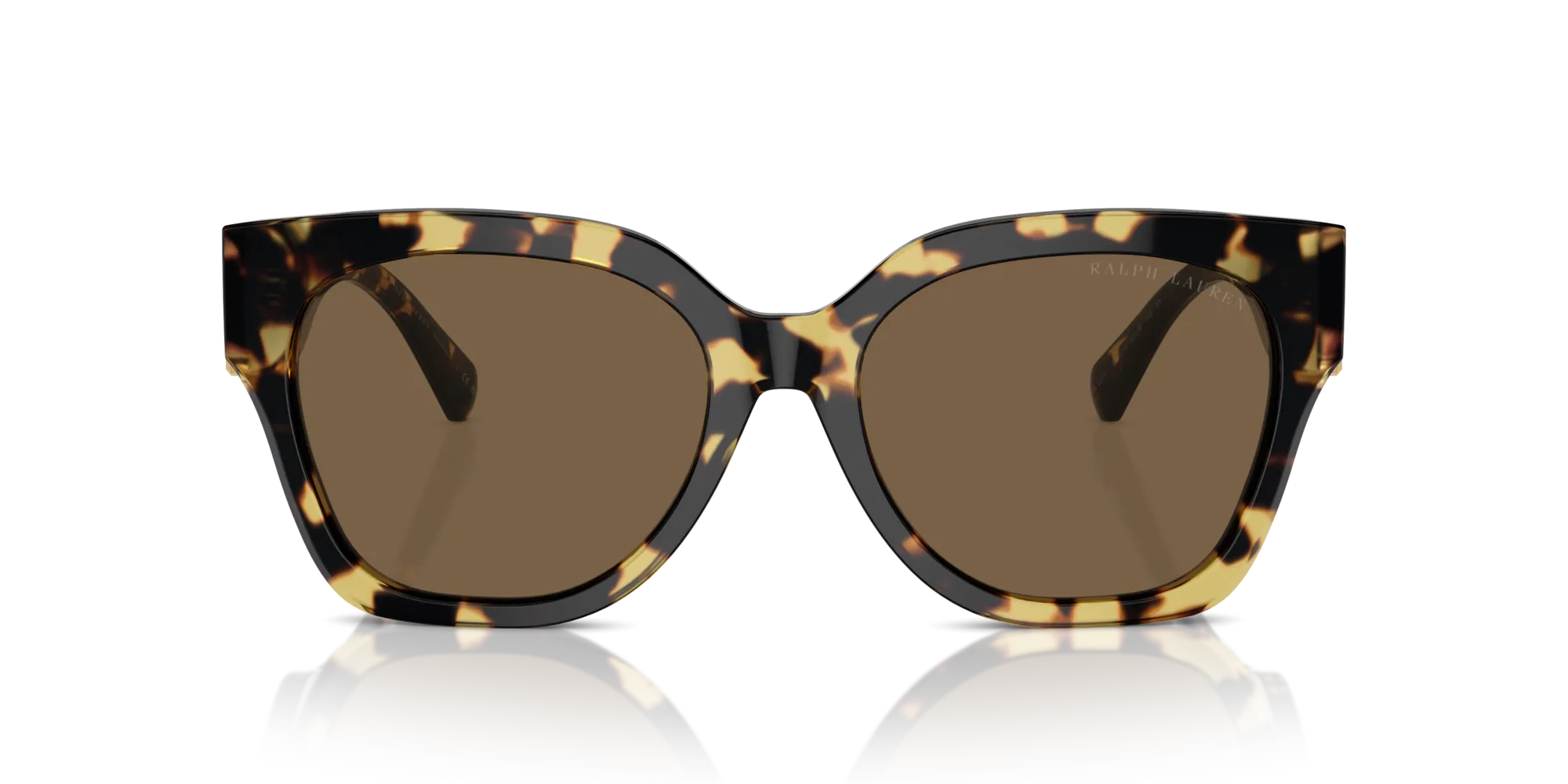 Ralph Lauren RL8221 THE OVERSZED RICKY 500473 Occhiali da sole Acetato Marrone Marrone Farfalla Normale - immagine 3