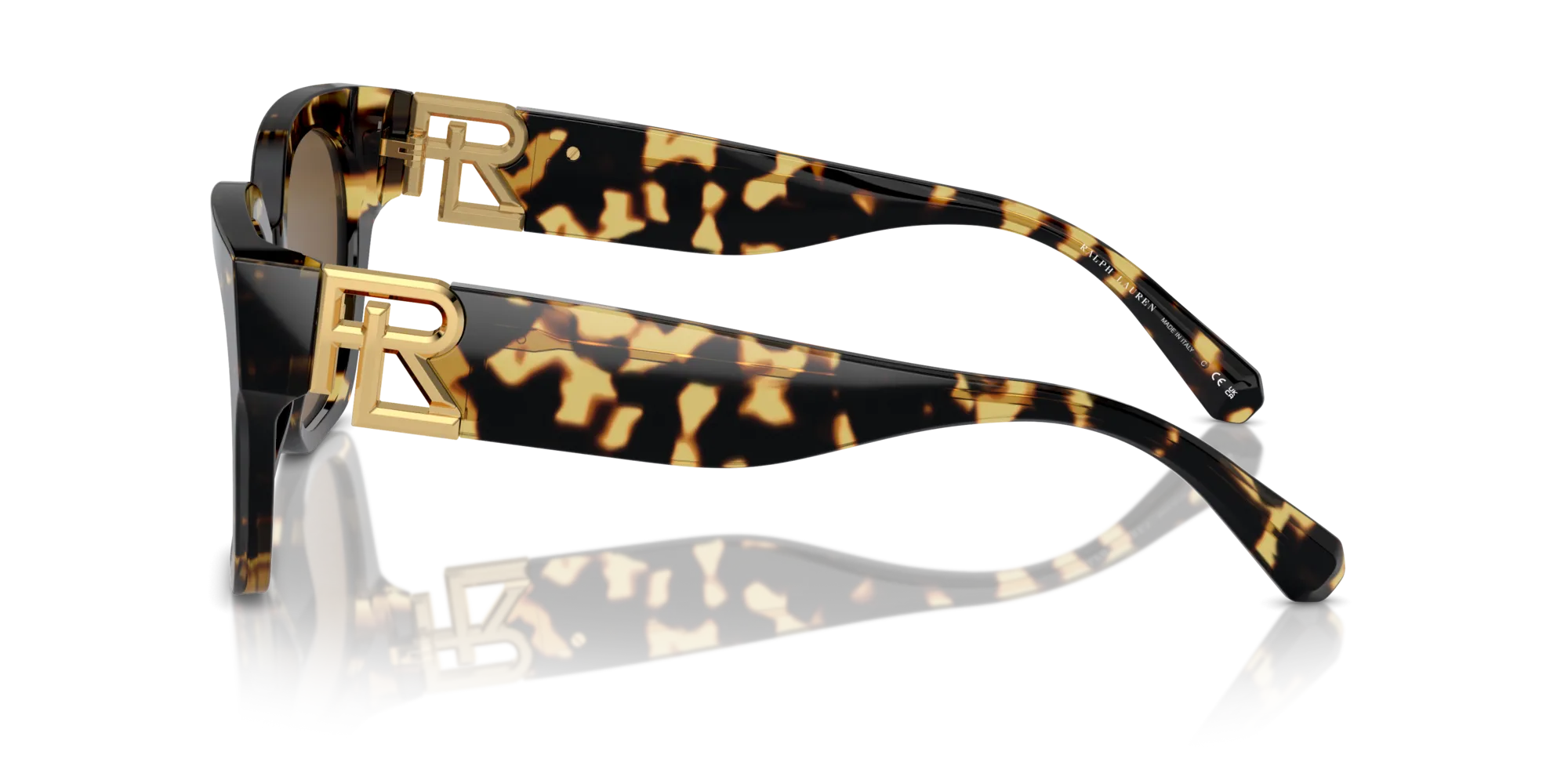 Ralph Lauren RL8221 THE OVERSZED RICKY 500473 Occhiali da sole Acetato Marrone Marrone Farfalla Normale - immagine 4
