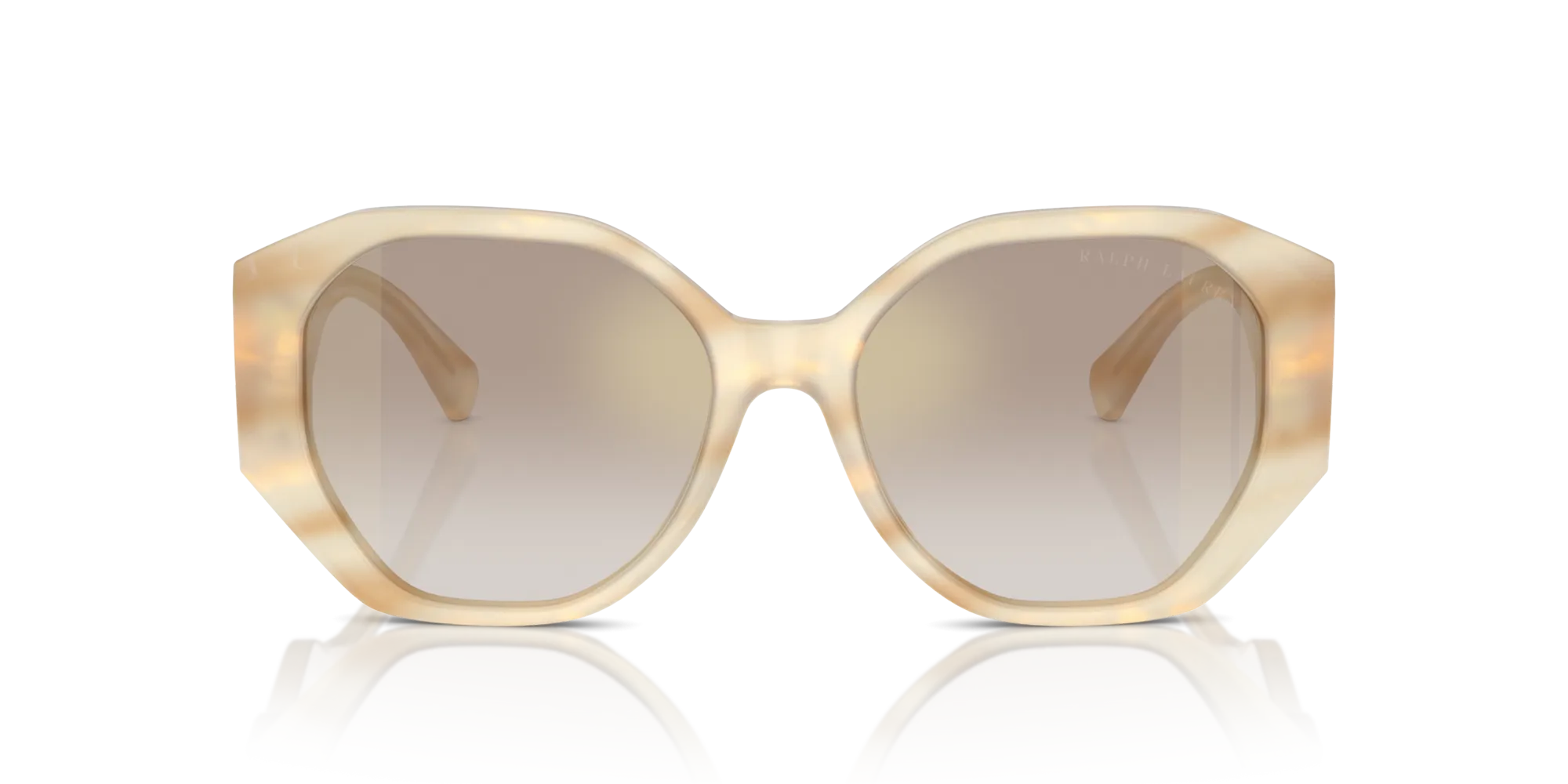 Ralph Lauren RL8220 THE JULIETTE 61766E Occhiali da sole Acetato Marrone Marrone Farfalla Normale Sfumato - immagine 3