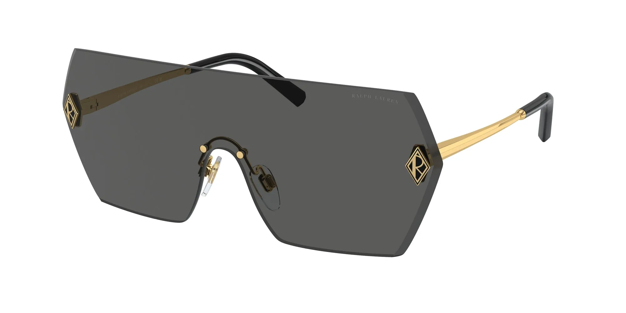 Ralph Lauren RL7085 THE HARPER 900487 Occhiali da sole Metallo Grigio Grigio Squadrata Normale - immagine 1