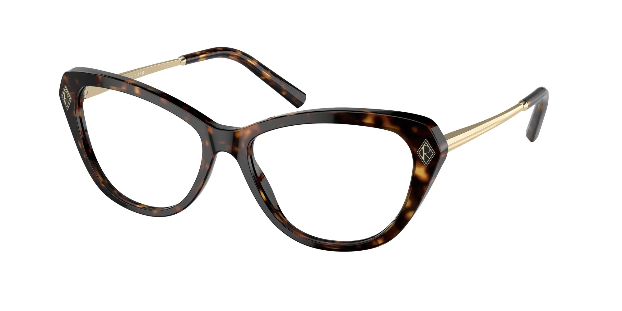Ralph Lauren RL6245 5003 Montature da vista Acetato Marrone Trasparente Cat Eye Normale - immagine 1
