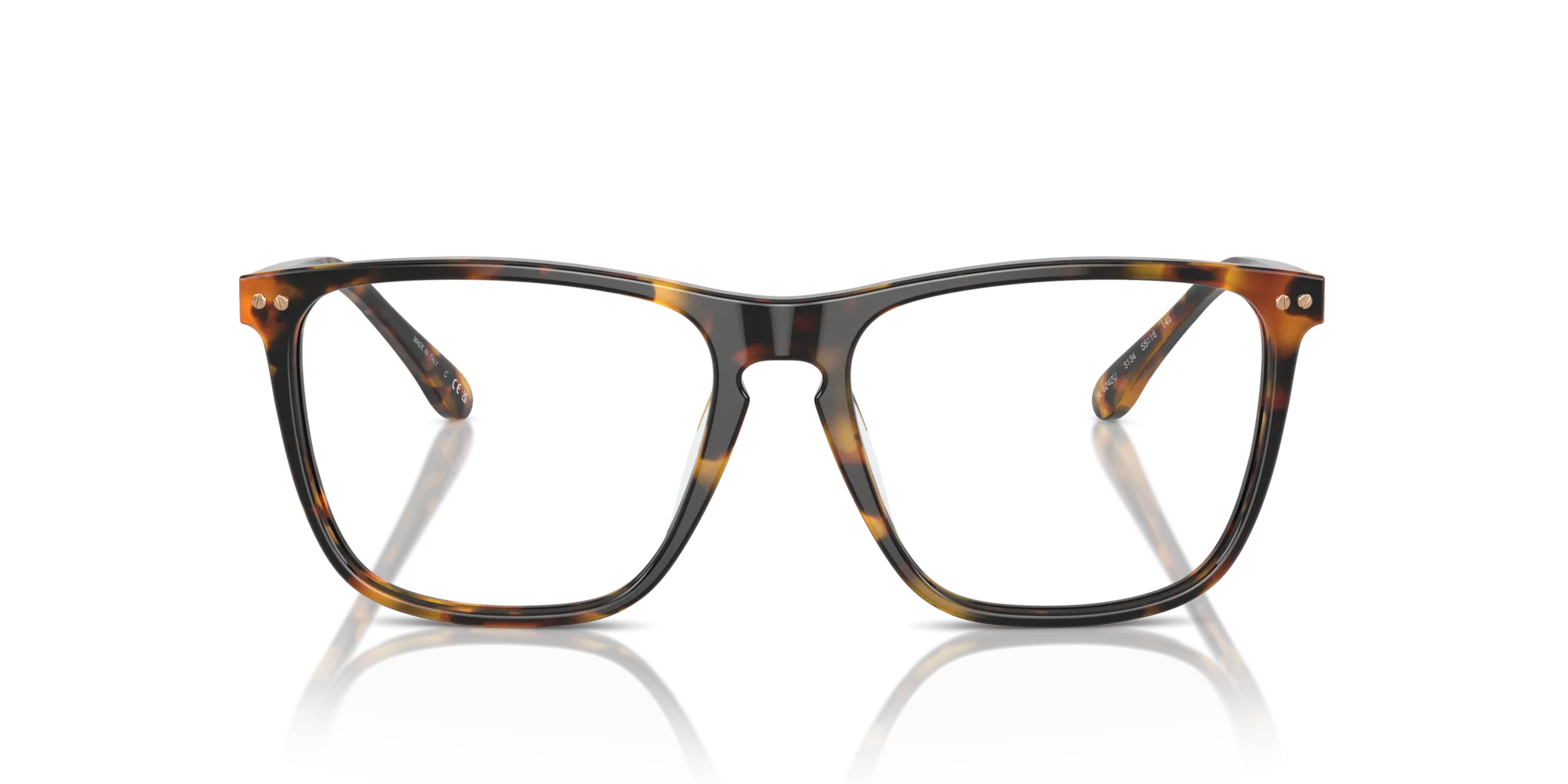 Ralph Lauren RL6242U 5134 Montature da vista Acetato Tartaruga Trasparente Squadrata Normale - immagine 3