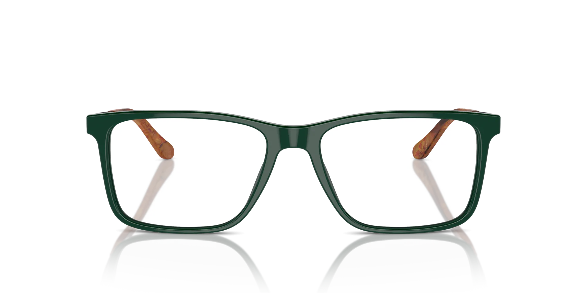 Ralph Lauren RL6133 6140 Montature da vista Acetato Verde Trasparente Squadrata Normale - immagine 3