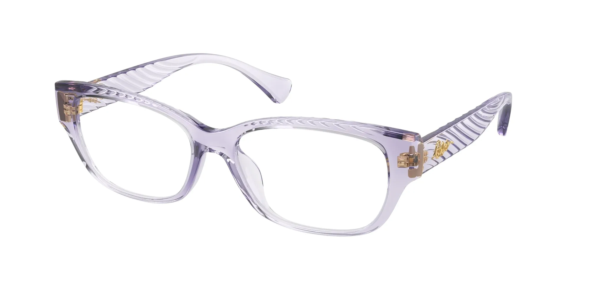 Ralph Lauren RA7165U 5746 Montature da vista Iniettato Viola Rotonda Normale - immagine 1