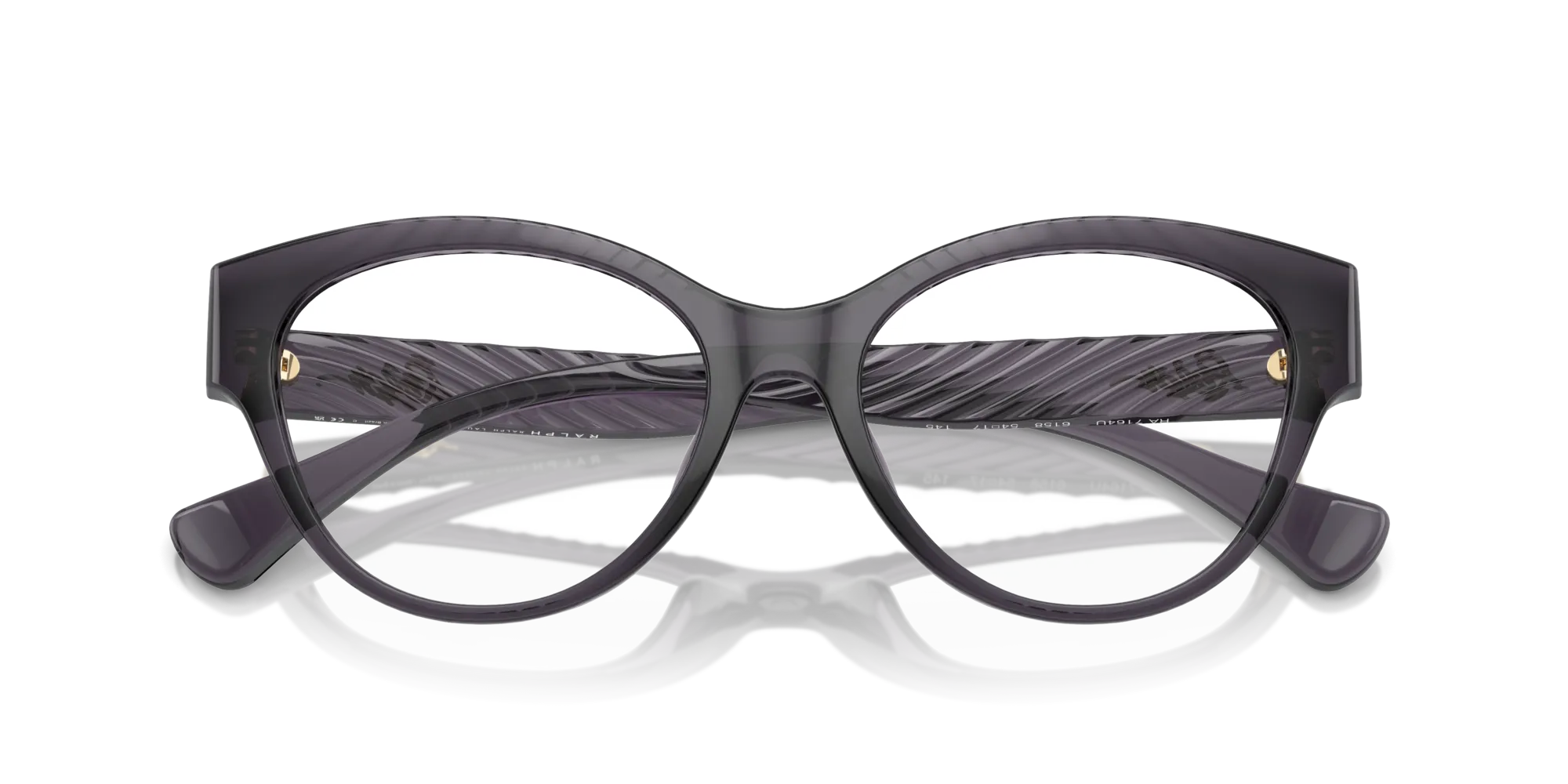 Ralph Lauren RA7164U 6158 Montature da vista Iniettato Viola Farfalla Normale - immagine 2