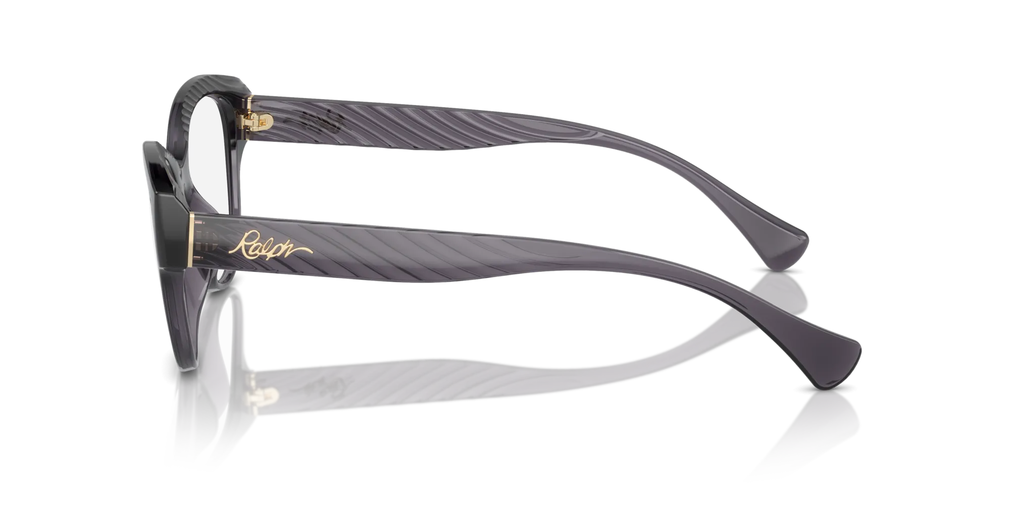 Ralph Lauren RA7164U 6158 Montature da vista Iniettato Viola Farfalla Normale - immagine 4