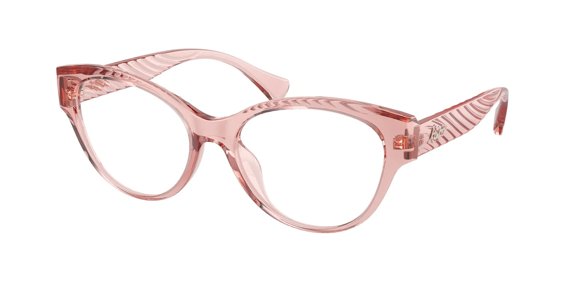 Ralph Lauren RA7164U 5801 Montature da vista Iniettato Rosa Farfalla Normale - immagine 1