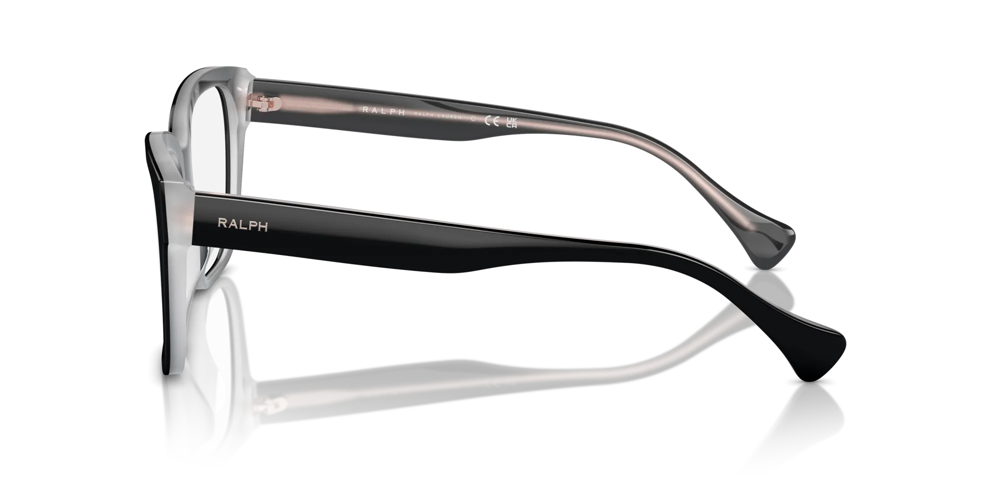 Ralph Lauren RA7162U 6066 Montature da vista Acetato Nero Trasparente Squadrata Normale - immagine 4