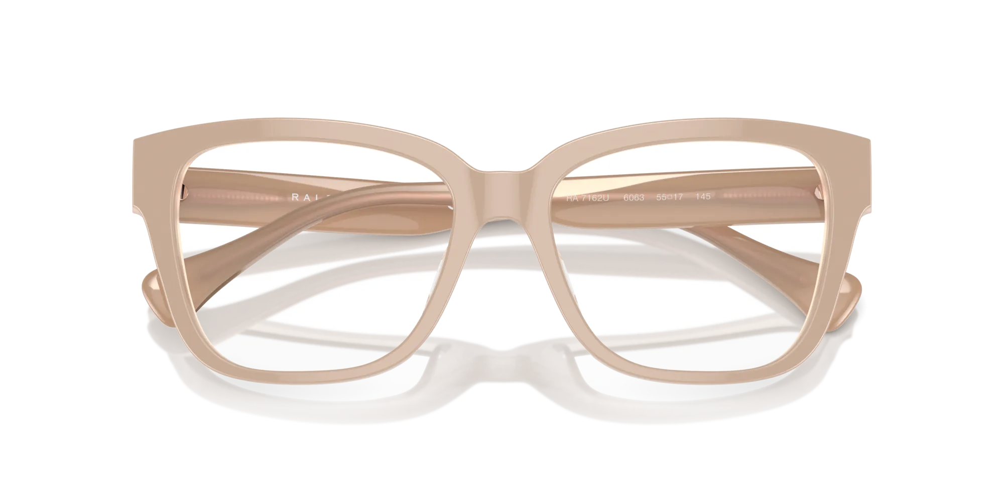 Ralph Lauren RA7162U 6063 Montature da vista Acetato Beige Squadrata Normale - immagine 2