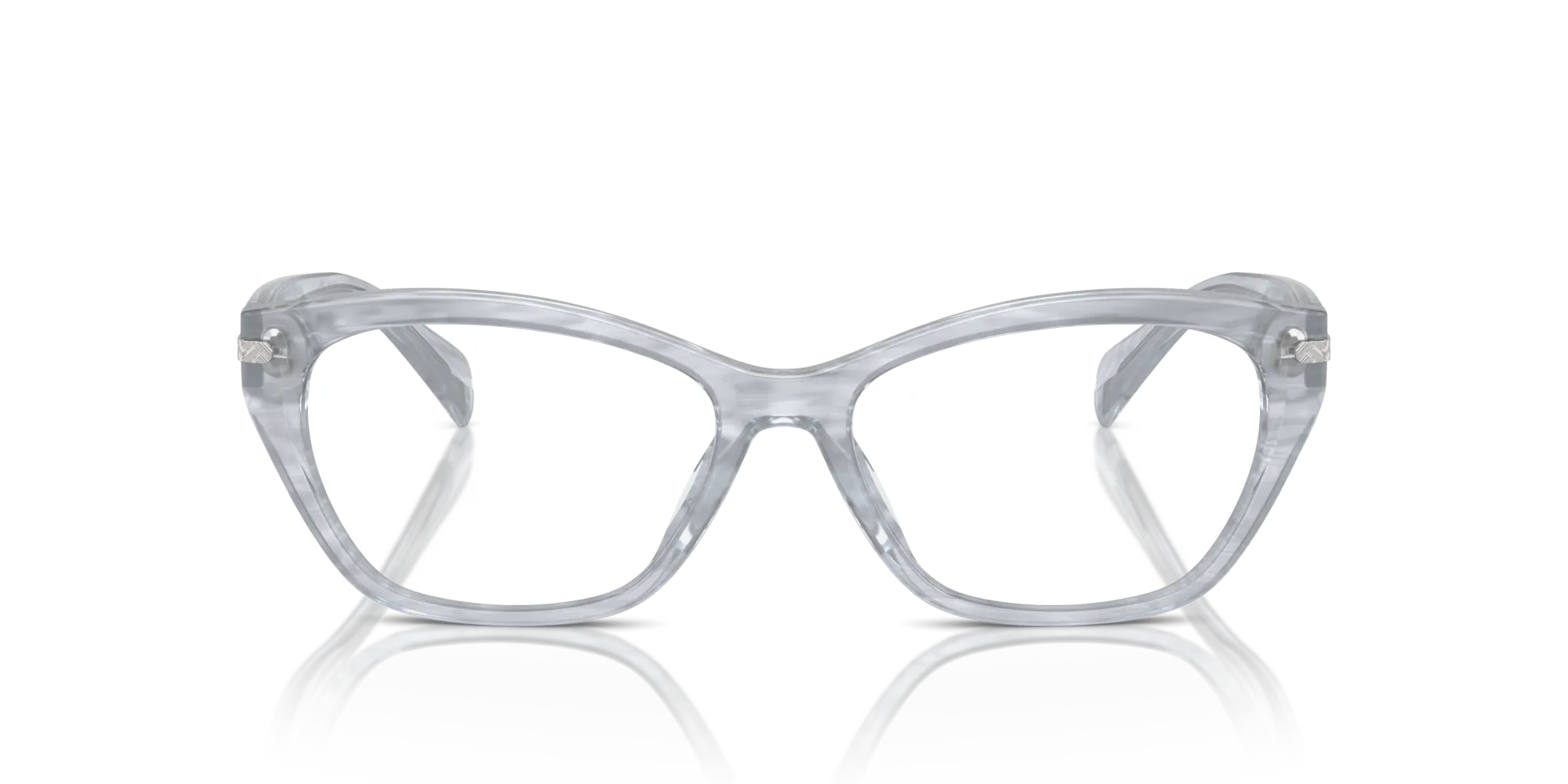 Ralph Lauren RA7161U 6154 Montature da vista Acetato Grigio Trasparente Pillow Normale - immagine 3