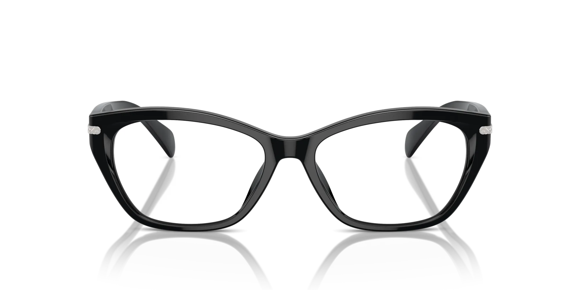Ralph Lauren RA7161U 5001 Montature da vista Acetato Nero Trasparente Pillow Normale - immagine 3