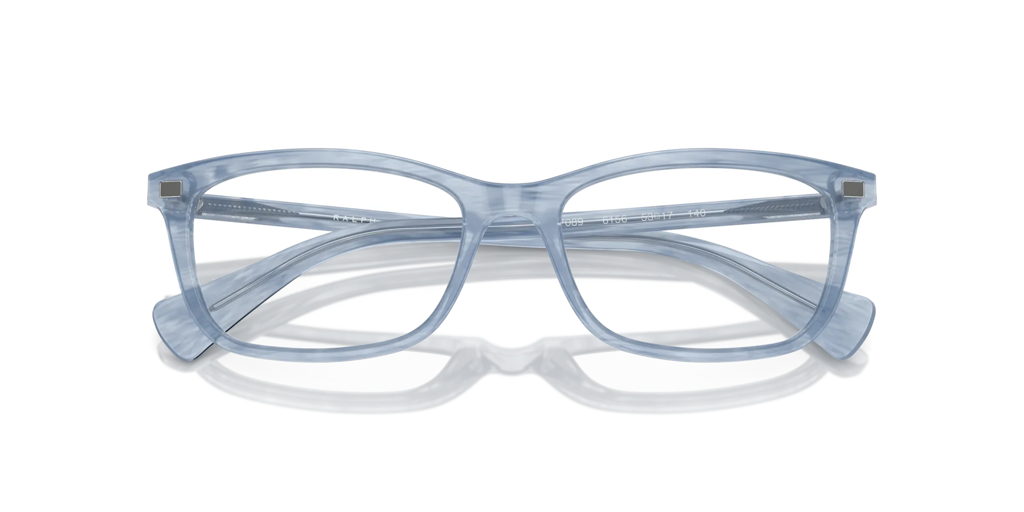 Ralph Lauren RA7089 6156 Montature da vista Acetato Blu Trasparente Squadrata Normale - immagine 2