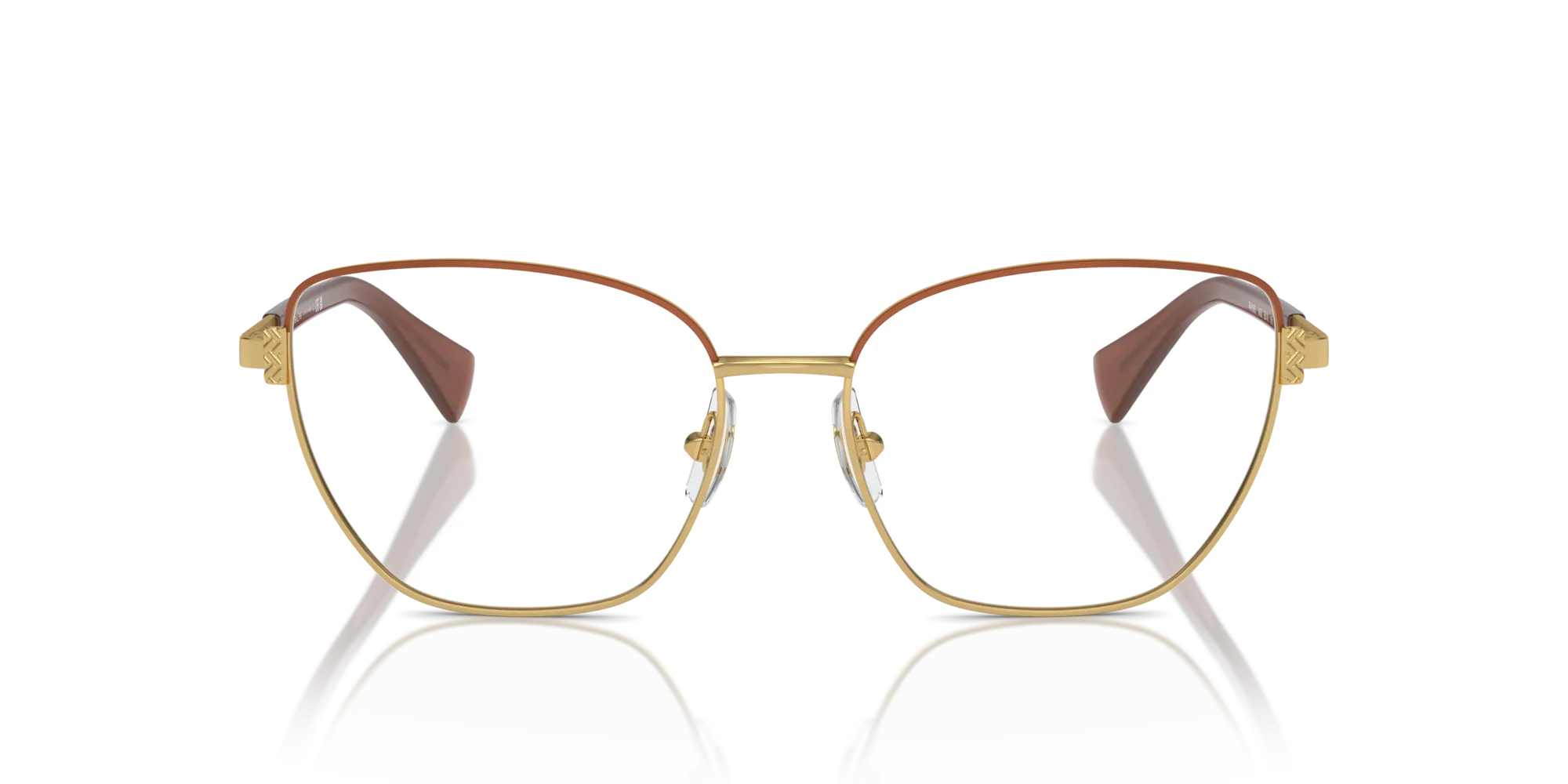 Ralph Lauren RA6060 9458 Montature da vista Metallo Oro Trasparente Cat Eye Normale - immagine 3