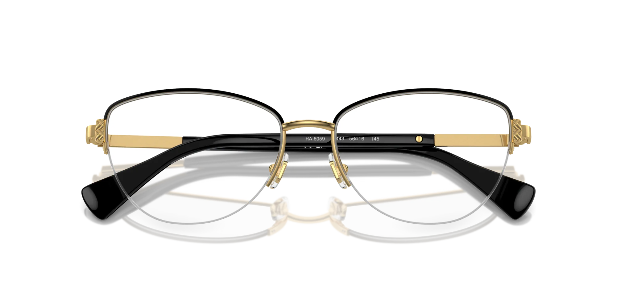 Ralph Lauren RA6059 9443 Montature da vista Metallo Oro Cat Eye Normale - immagine 2