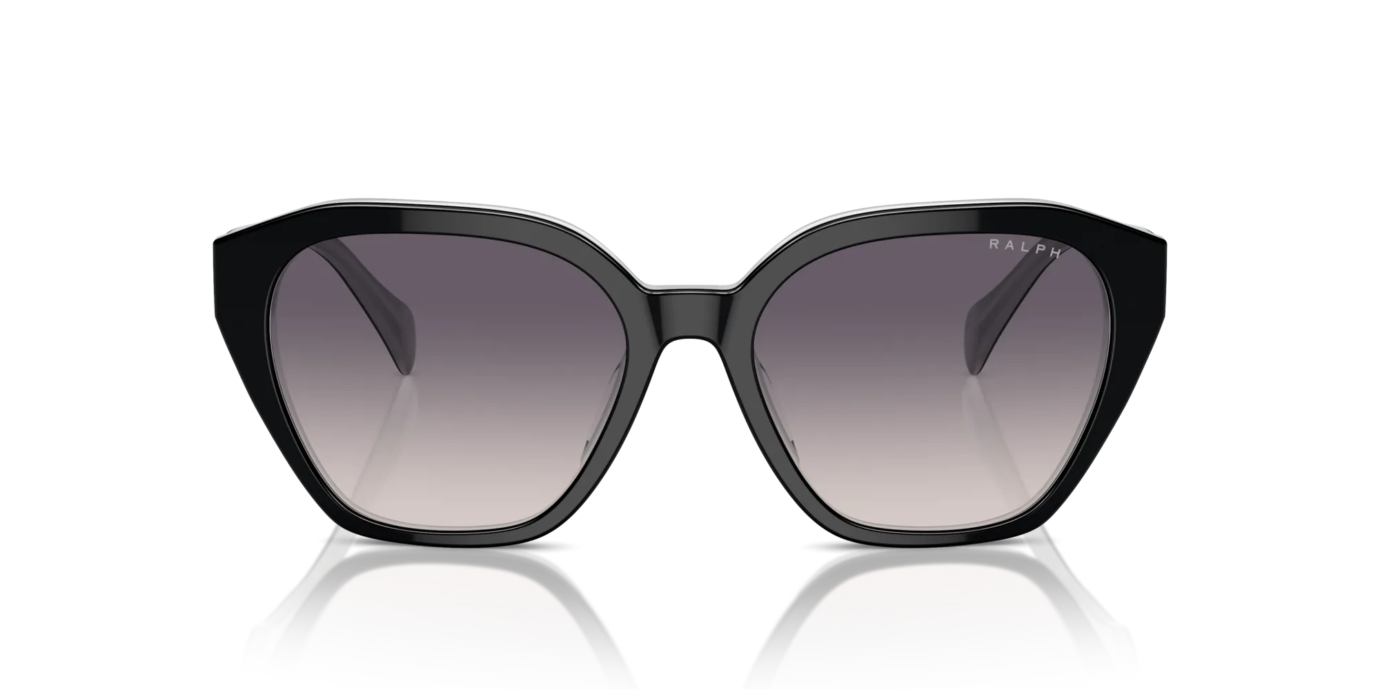 Ralph Lauren RA5315U 606636 Occhiali da sole Acetato Nero Rosa Cat Eye Normale Sfumato - immagine 3