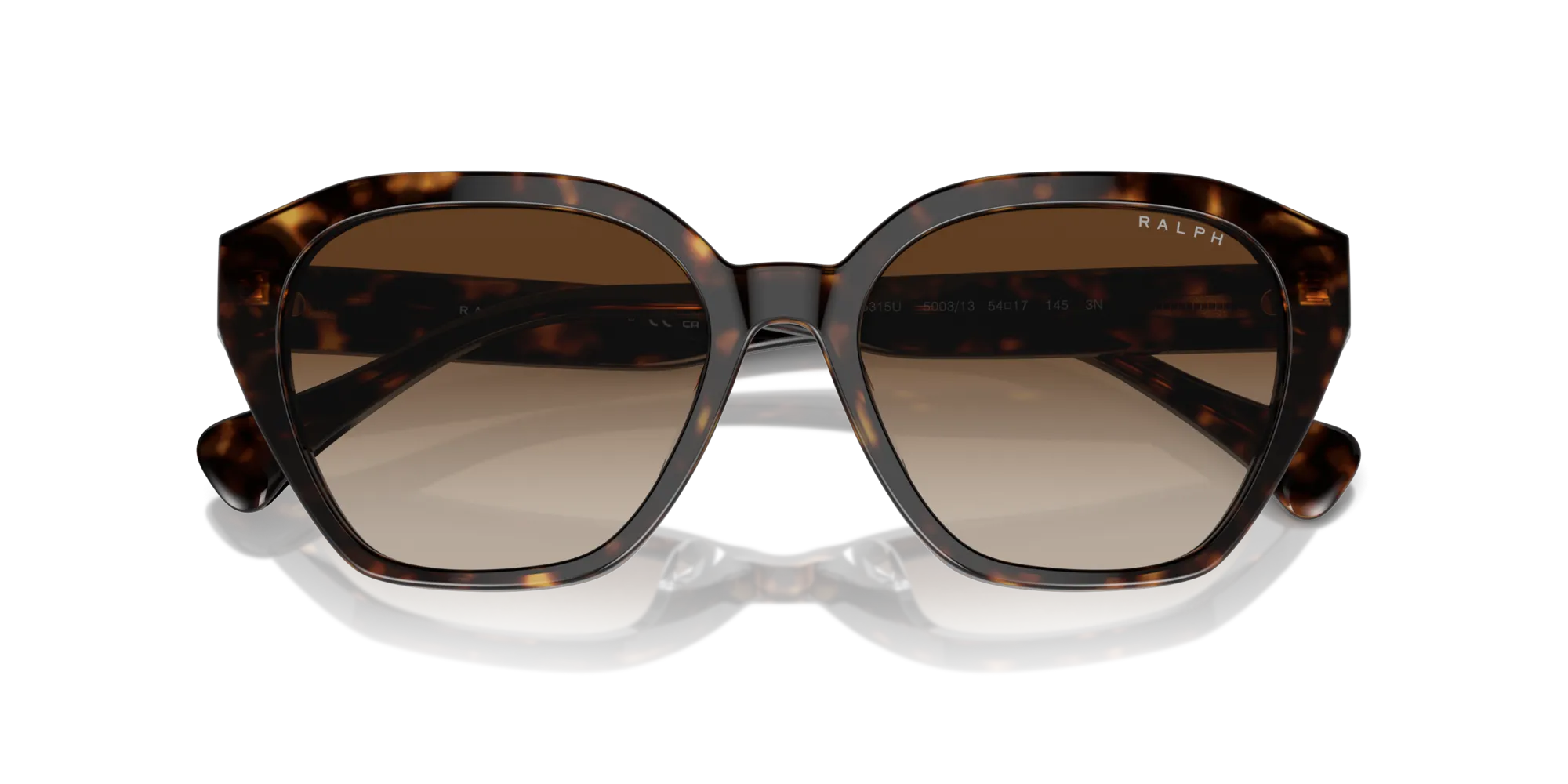 Ralph Lauren RA5315U 500313 Occhiali da sole Acetato Tartaruga Marrone Cat Eye Normale Sfumato - immagine 2