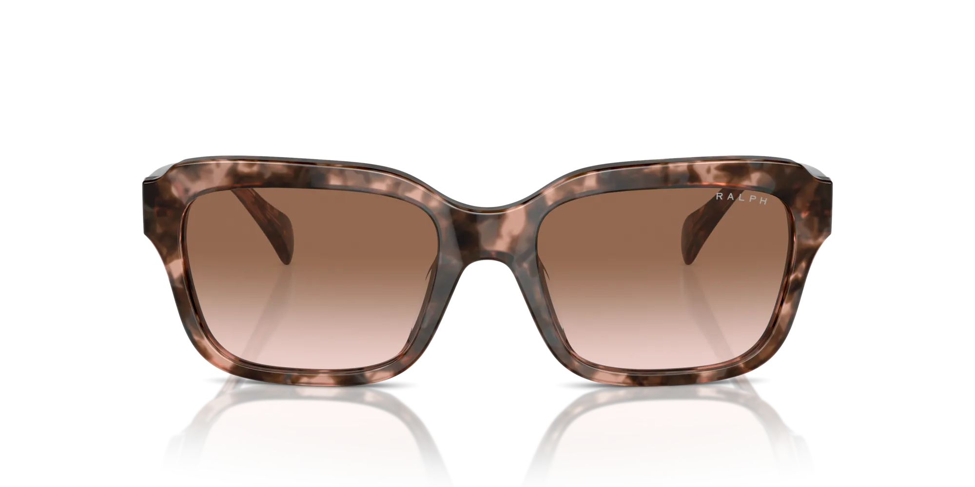 Ralph Lauren RA5312U 605813 Occhiali da sole Acetato Rosa Marrone Squadrata Normale Sfumato - immagine 3