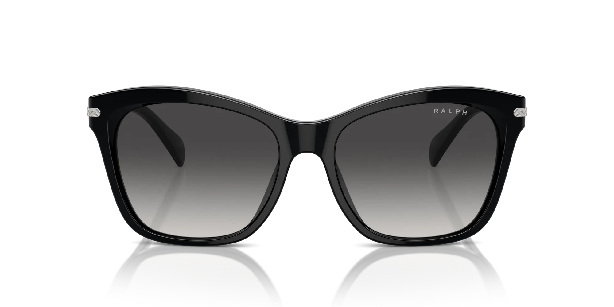 Ralph Lauren RA5310U 50018G Occhiali da sole Acetato Nero Grigio Squadrata Normale Sfumato - immagine 3