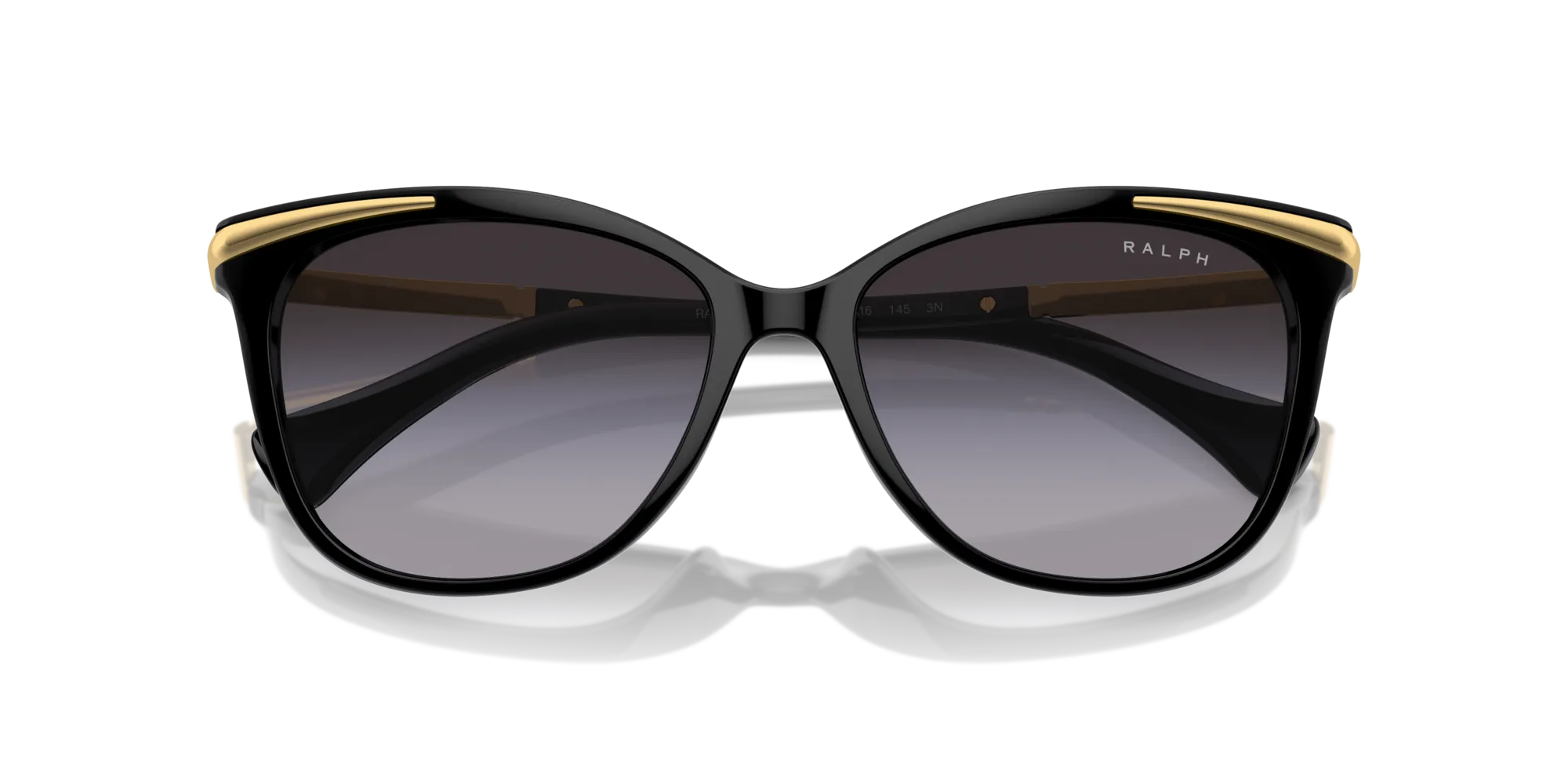 Ralph Lauren RA5309U 50018G Occhiali da sole Iniettato Nero Grigio Squadrata Normale Sfumato - immagine 2