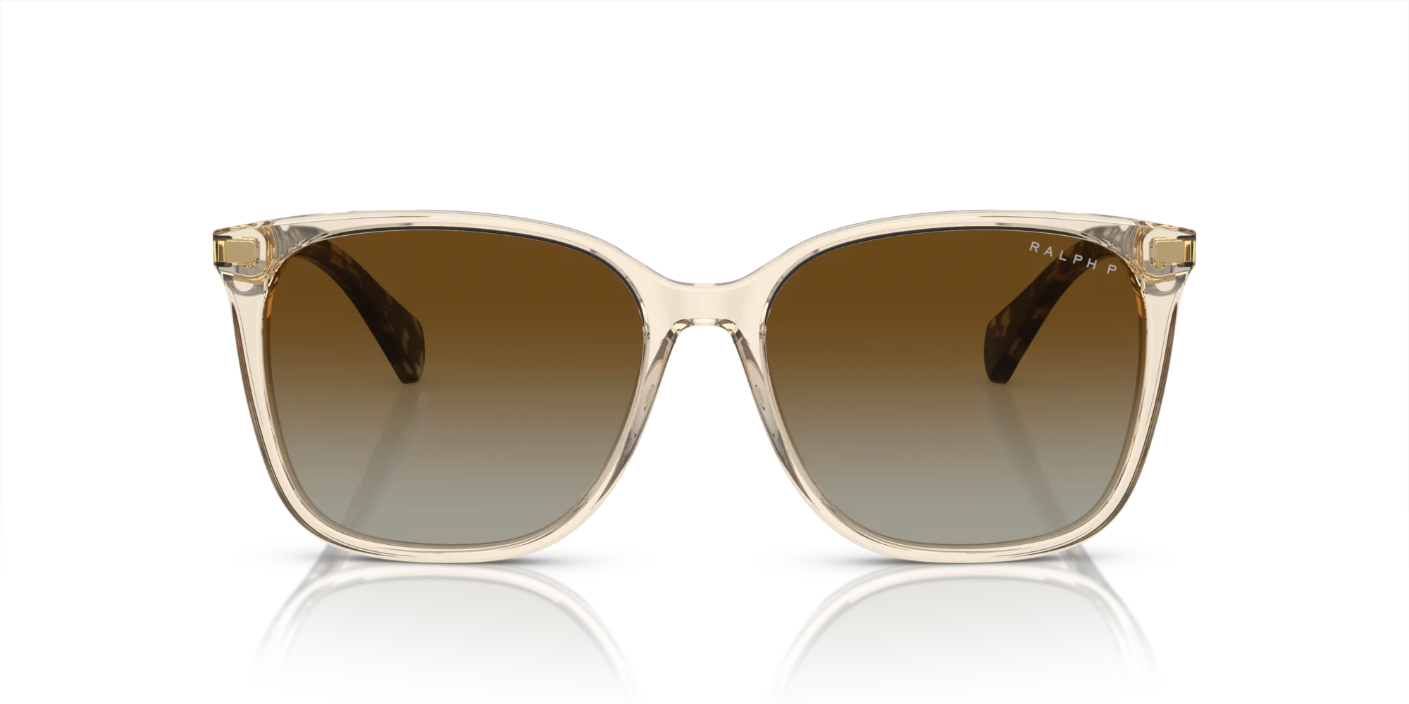Ralph Lauren RA5293 VVCV 6072T5 Occhiali da sole Acetato Marrone Marrone Squadrata Polarizzata Sfumato - immagine 3