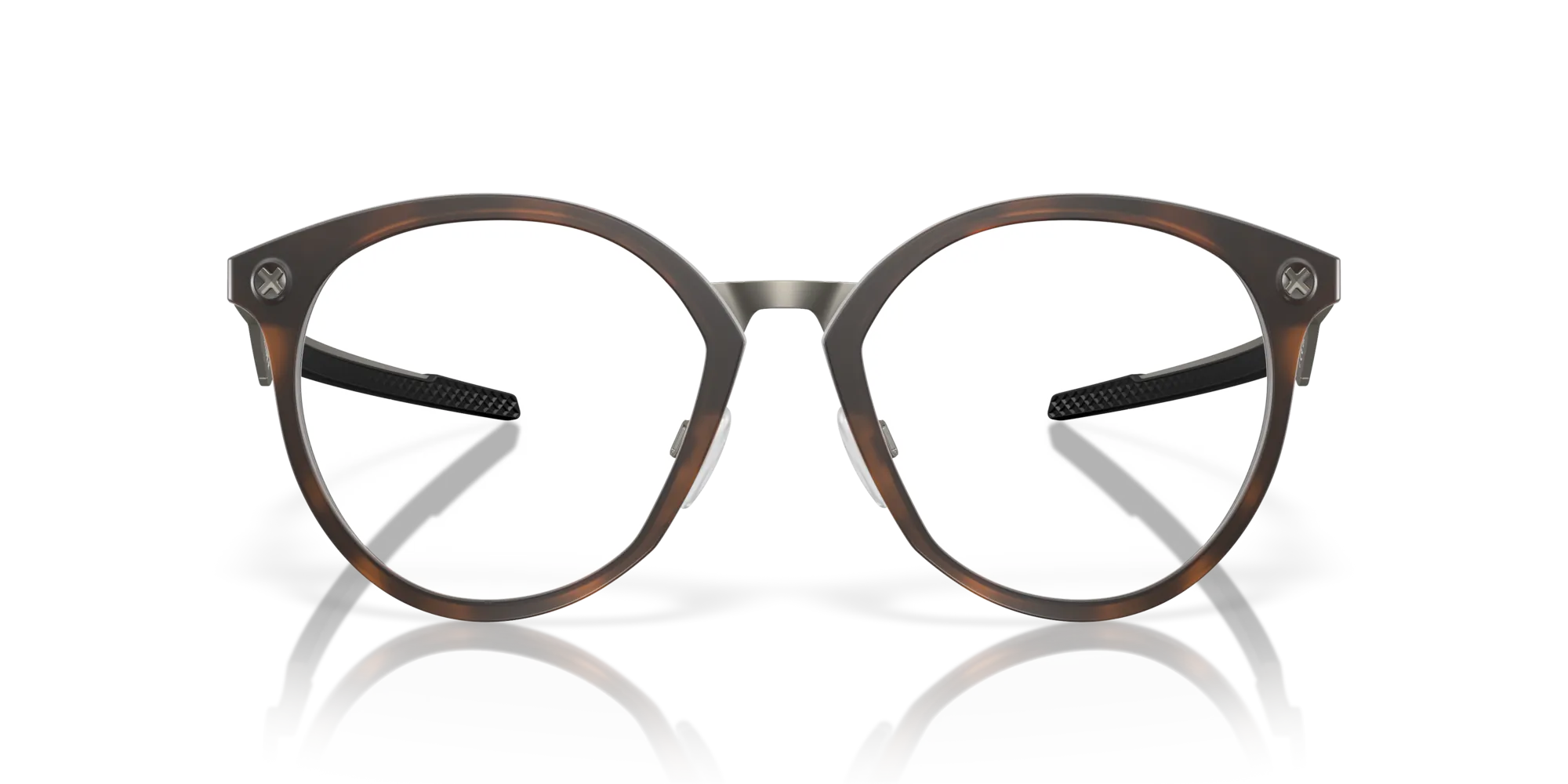 Oakley OX8181 COGNITIVE R 818104 Montature da vista Titanio Marrone Rotonda Normale - immagine 3