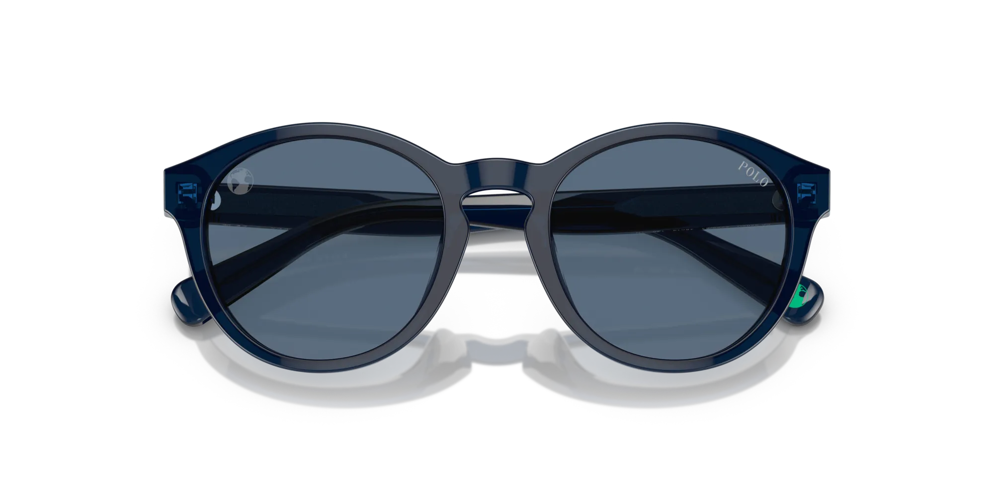 Polo Ralph Lauren PP9505U 596480 Occhiali da sole Acetato Blu Blu Rotonda Normale - immagine 2