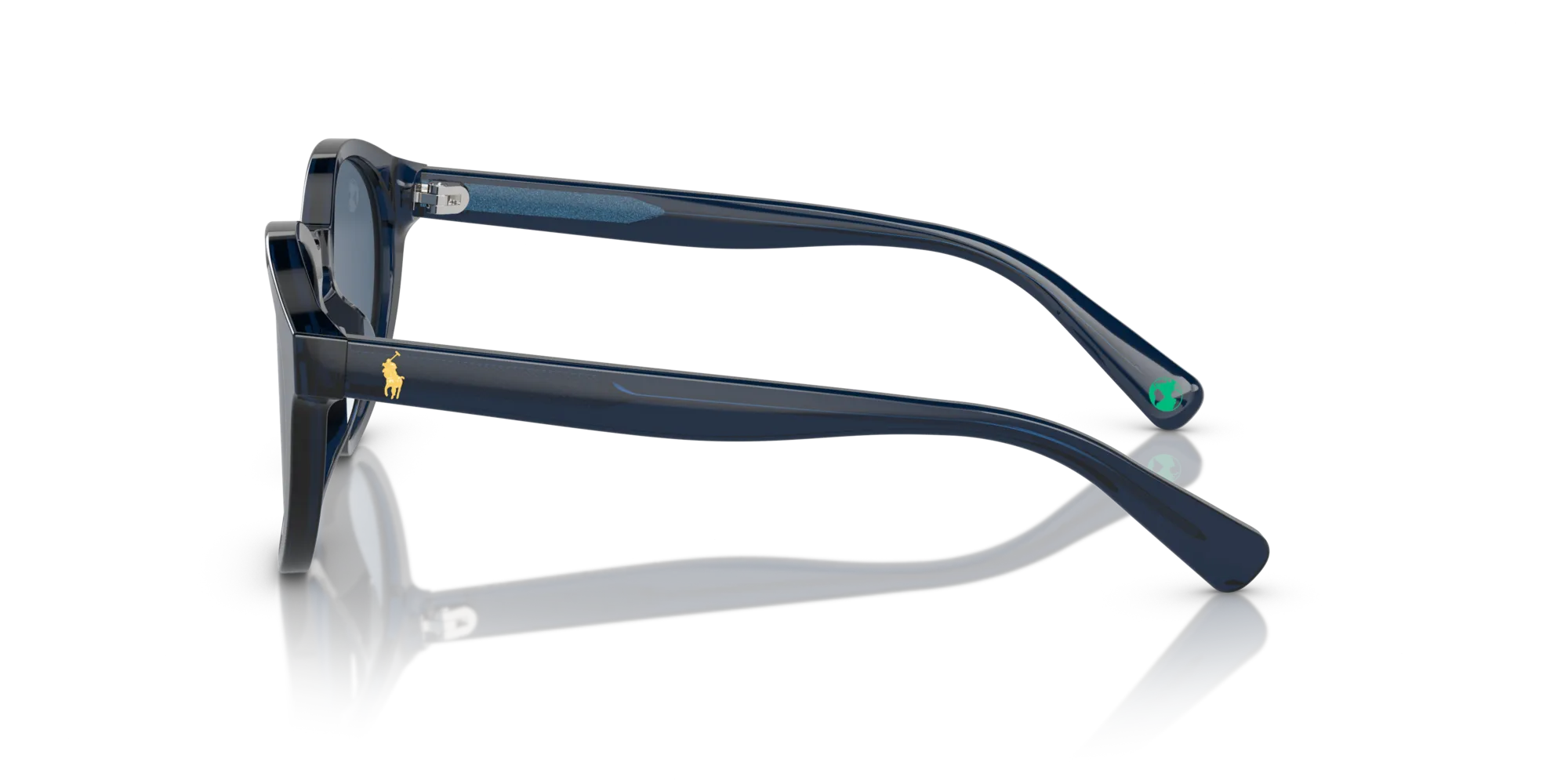 Polo Ralph Lauren PP9505U 596480 Occhiali da sole Acetato Blu Blu Rotonda Normale - immagine 4