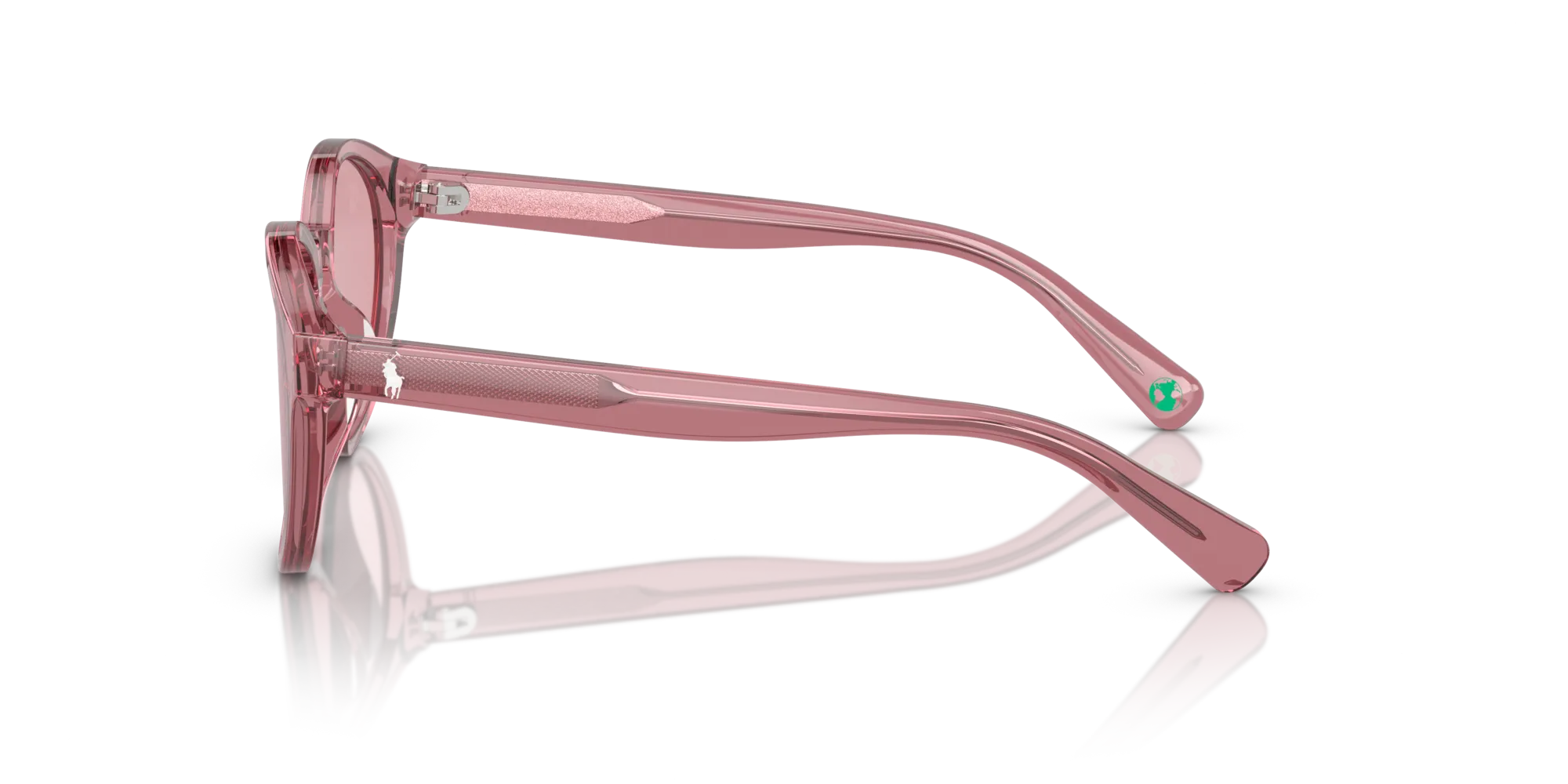 Polo Ralph Lauren PP9505U 522084 Occhiali da sole Acetato Rosa Rosa Rotonda Normale - immagine 4