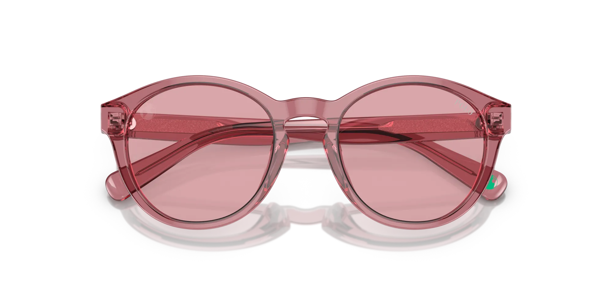 Polo Ralph Lauren PP9505U 522084 Occhiali da sole Acetato Rosa Rosa Rotonda Normale - immagine 2