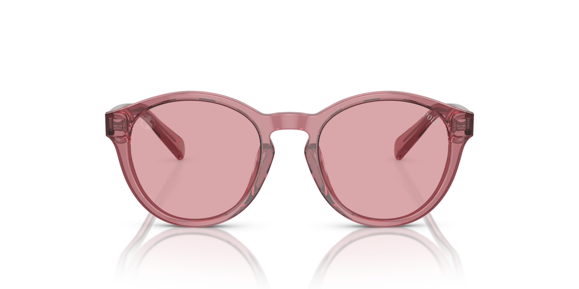 Polo Ralph Lauren PP9505U 522084 Occhiali da sole Acetato Rosa Rosa Rotonda Normale - immagine 3