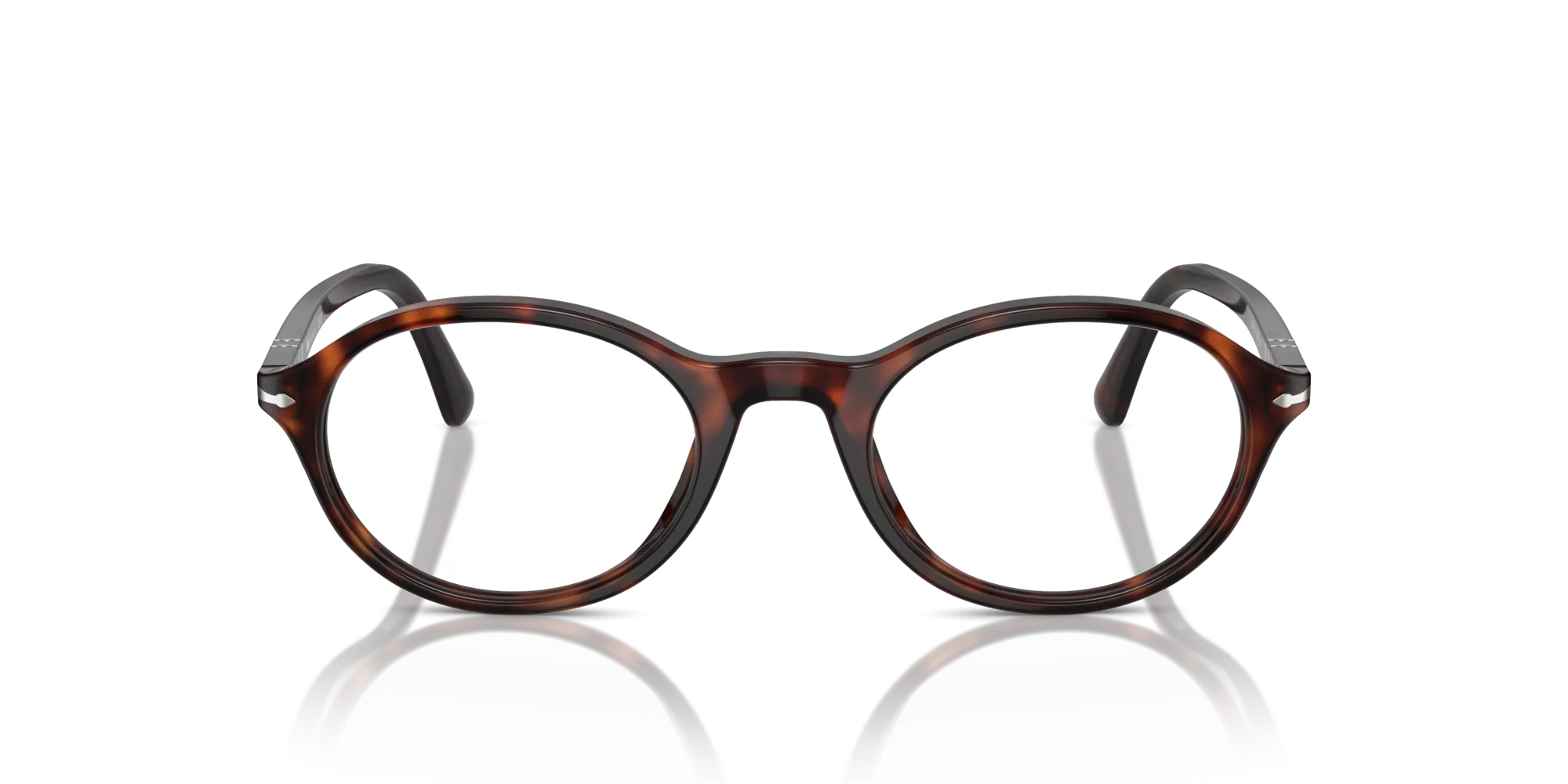 Persol PO3351V 24 Montature da vista Acetato Tartaruga Trasparente Rotonda Normale - immagine 3